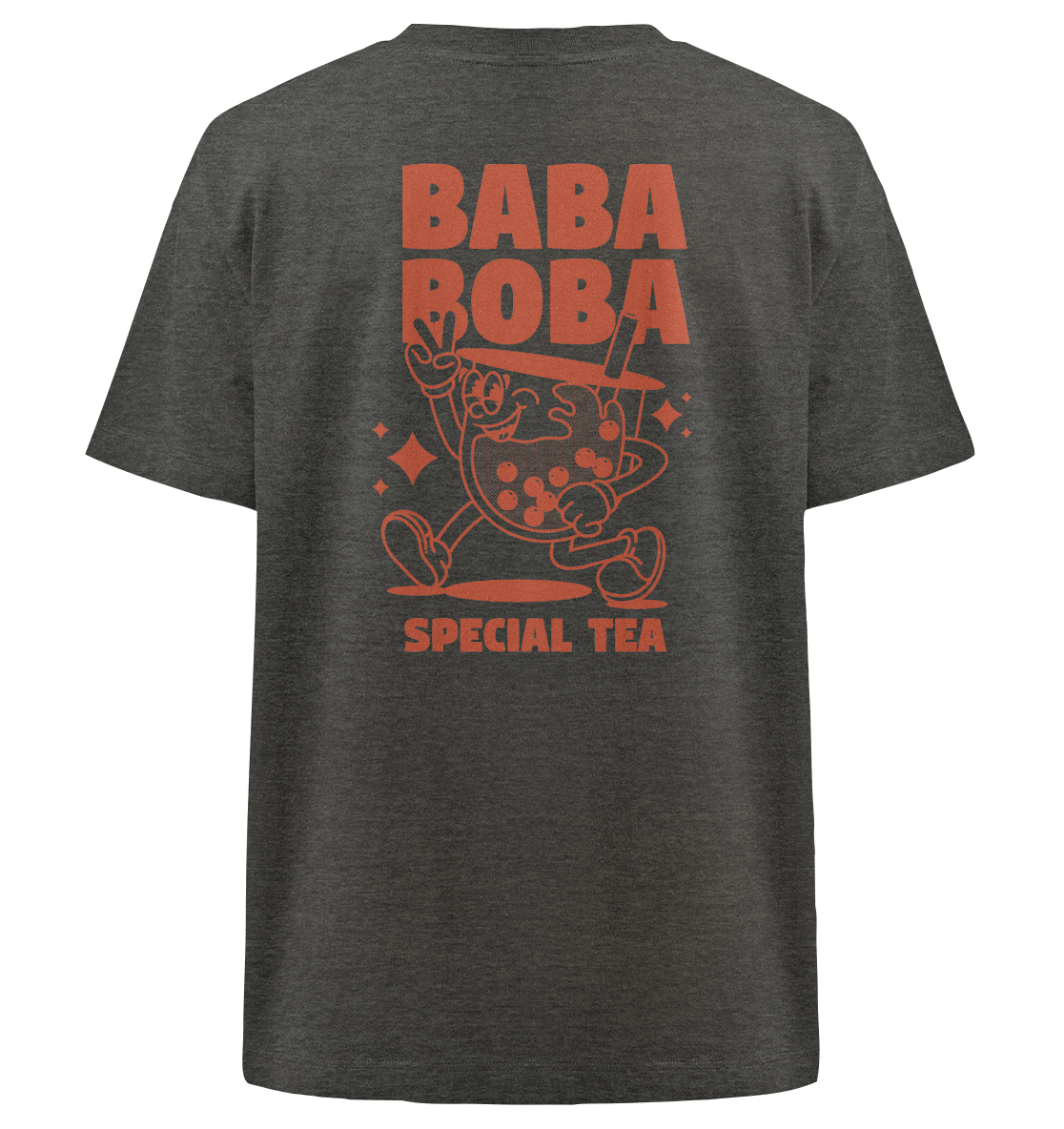 Baba Boba - Special Tea Edition | Trendy Urban Wear - Heavy Oversized Organic Shirt