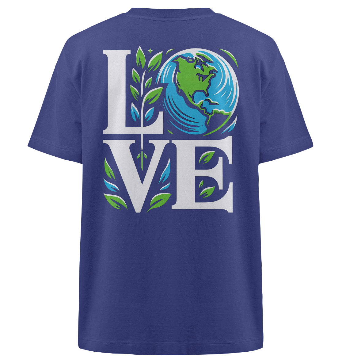 Love Earth - Nachhaltigkeit in Style - Heavy Oversized Organic Shirt