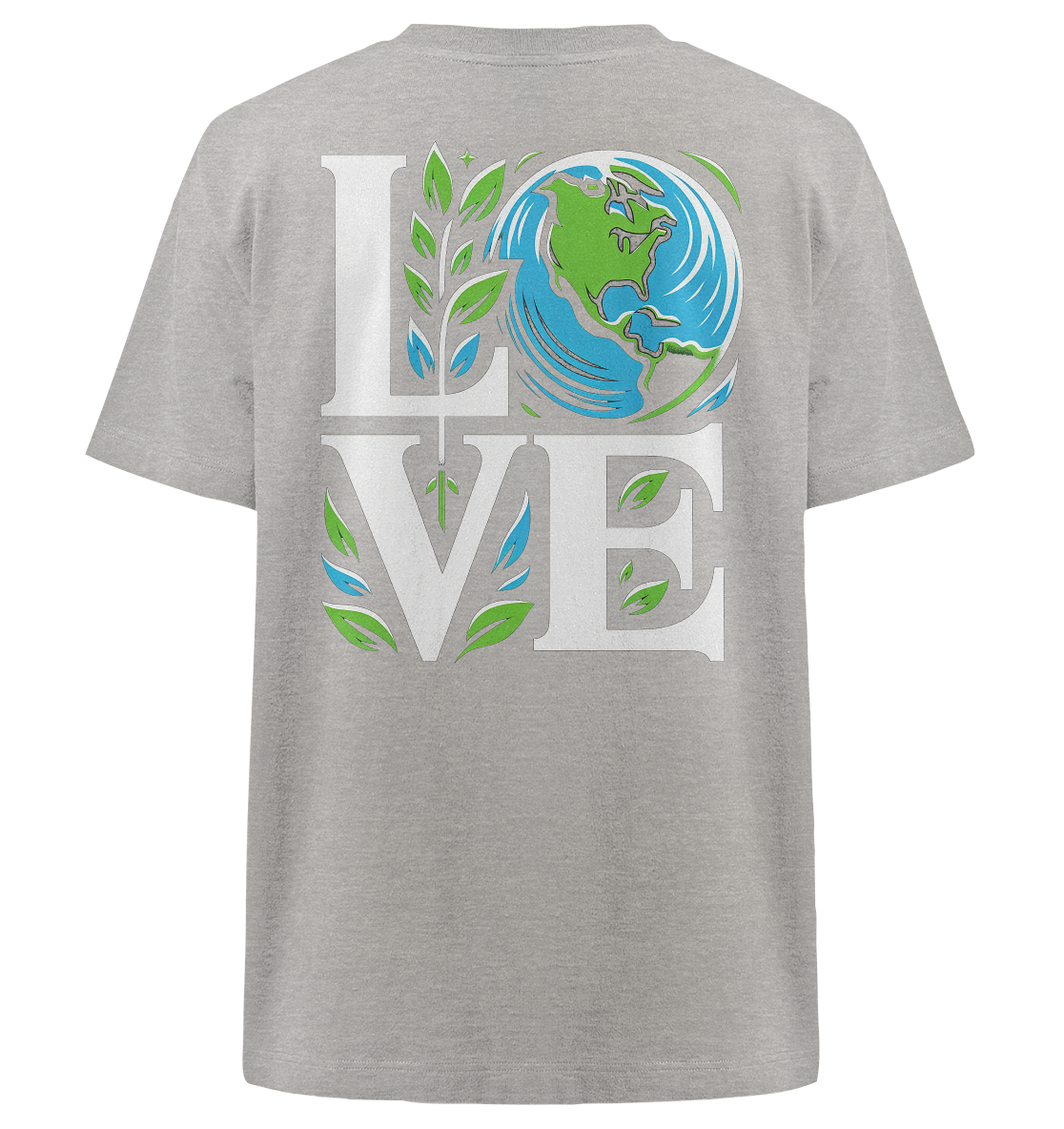 Love Earth - Nachhaltigkeit in Style - Heavy Oversized Organic Shirt