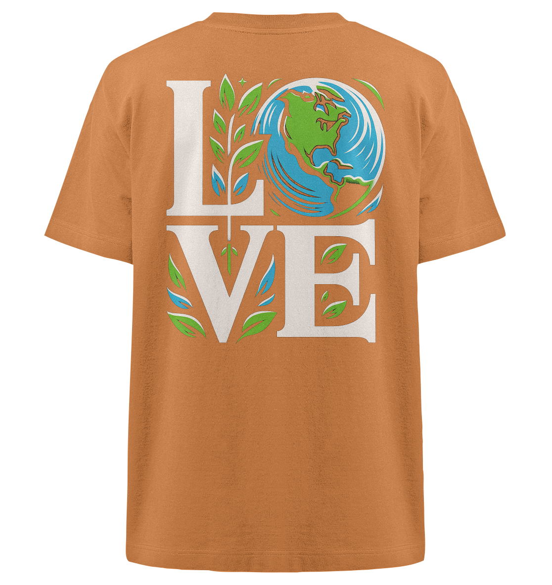 Love Earth - Nachhaltigkeit in Style - Heavy Oversized Organic Shirt