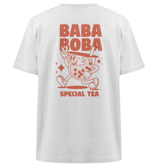 Baba Boba - Special Tea Edition | Trendy Urban Wear - Heavy Oversized Organic Shirt