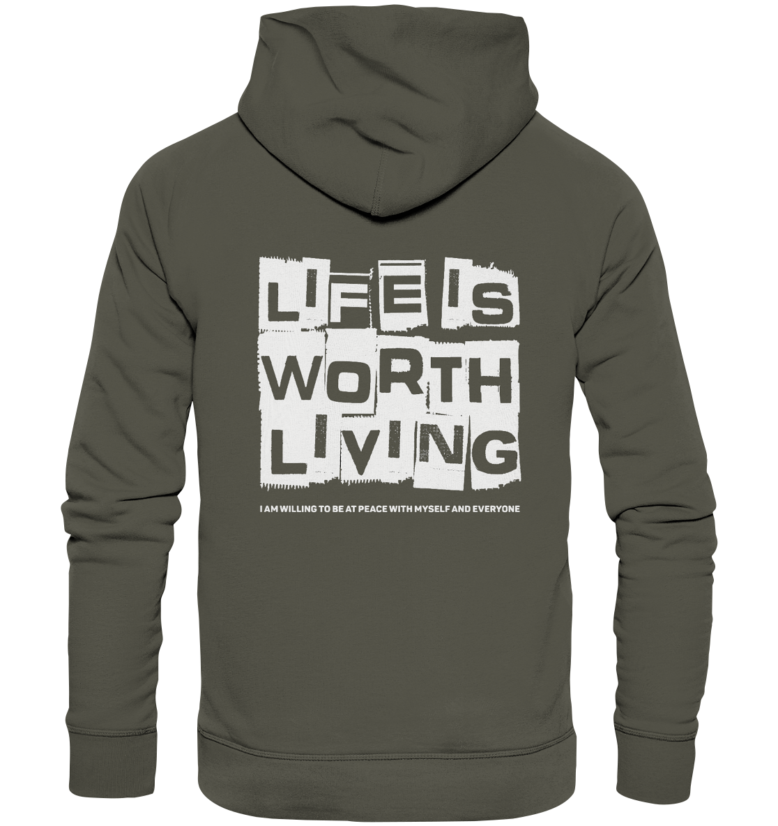 Life is Worth Living - Organic Basic Hoodie