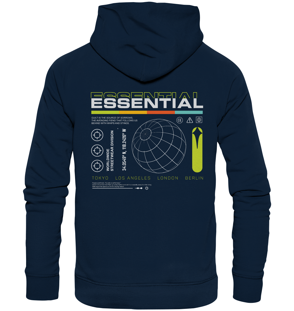 Essential Streetwear Division - Organic Fashion Hoodie