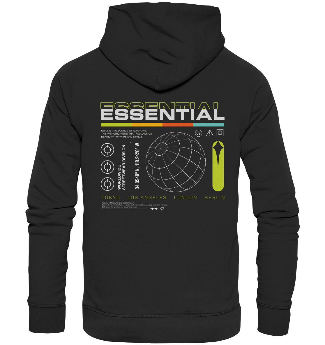 Essential Streetwear Division - Organic Fashion Hoodie