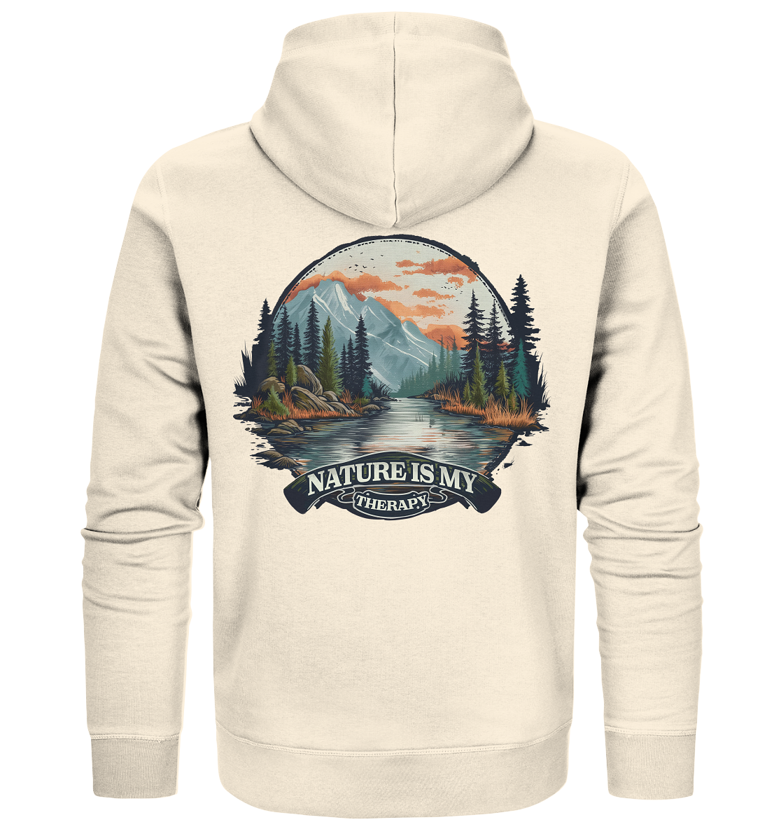 Nature is My Therapy - Organic Zipper