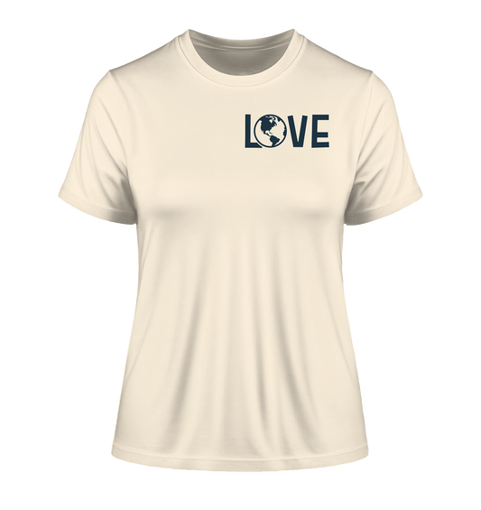 World of Love - Fitted Ladies Organic Shirt