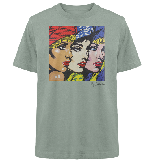 Pop Art Tribute – Roy Lichtenstein’s Inspiring Design - Heavy Oversized Organic Shirt