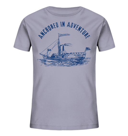 Anchored in Adventure – Nautical Vintage  - Kids Organic Shirt