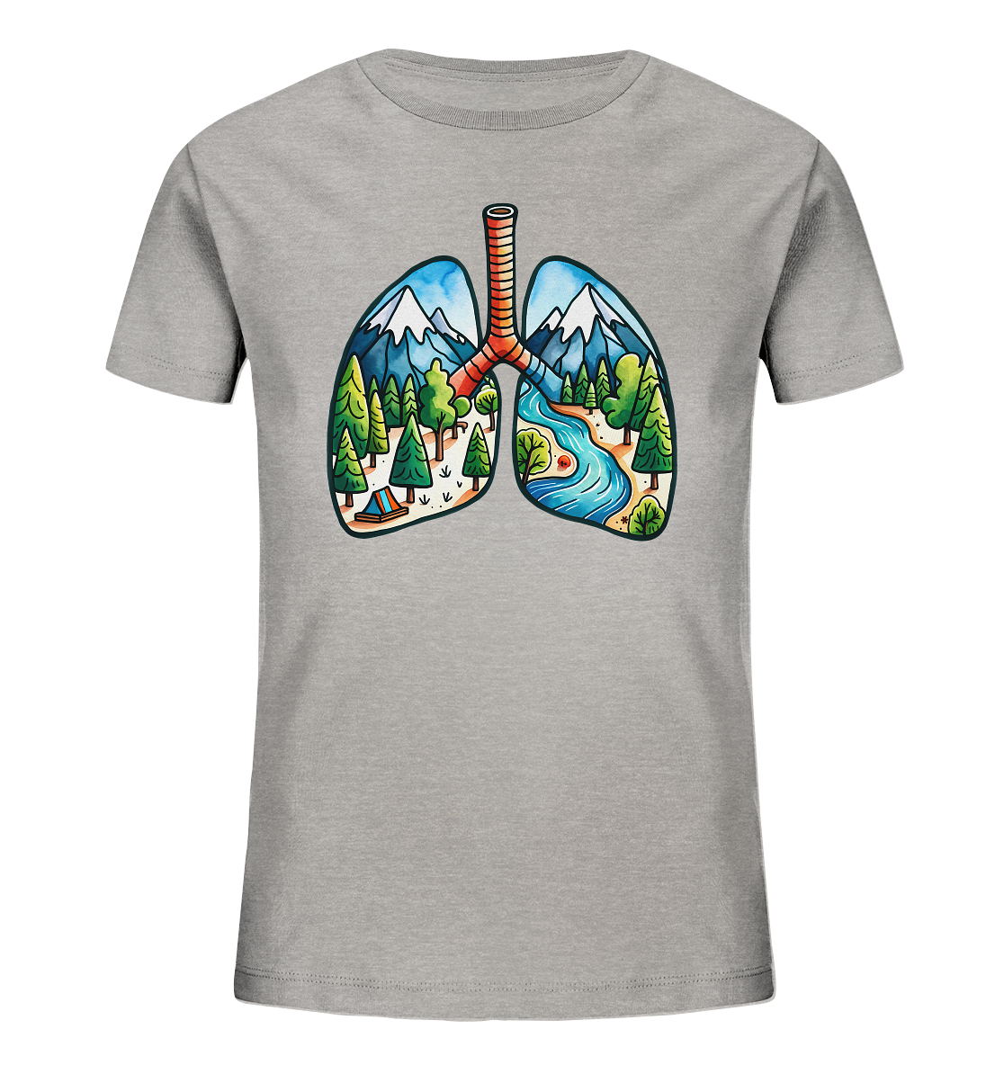 Breathe Nature – Die Lungen der Erde - Kids Organic Shirt