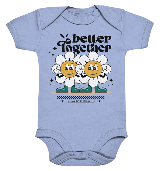 Better Together - Fun Vibes Collection - Organic Baby Bodysuit