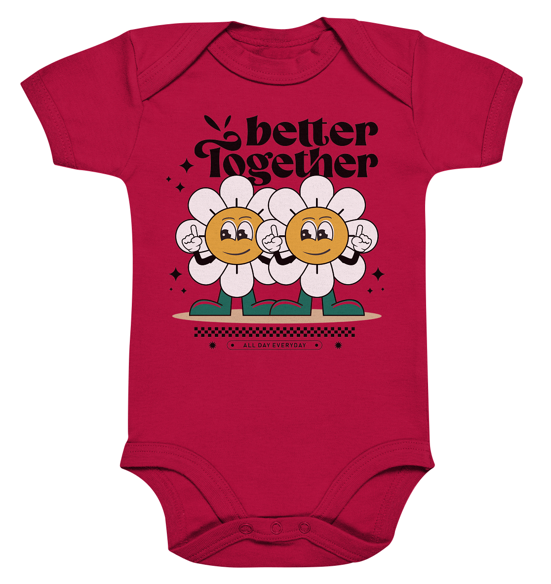 Better Together - Fun Vibes Collection - Organic Baby Bodysuit