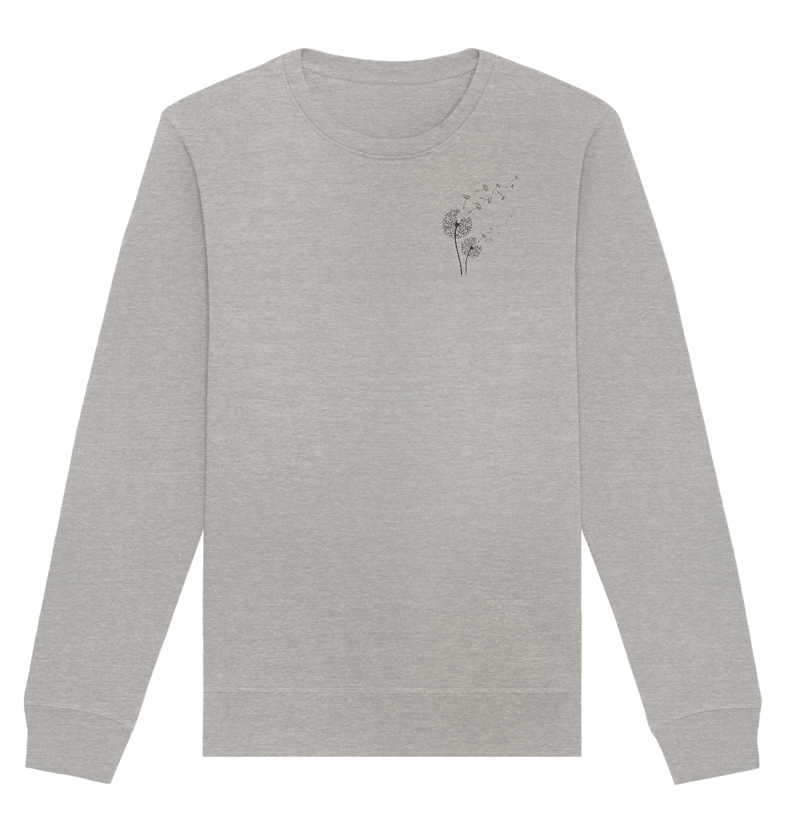 Leichtigkeit der Natur – Pusteblume - Organic Basic Unisex Sweatshirt