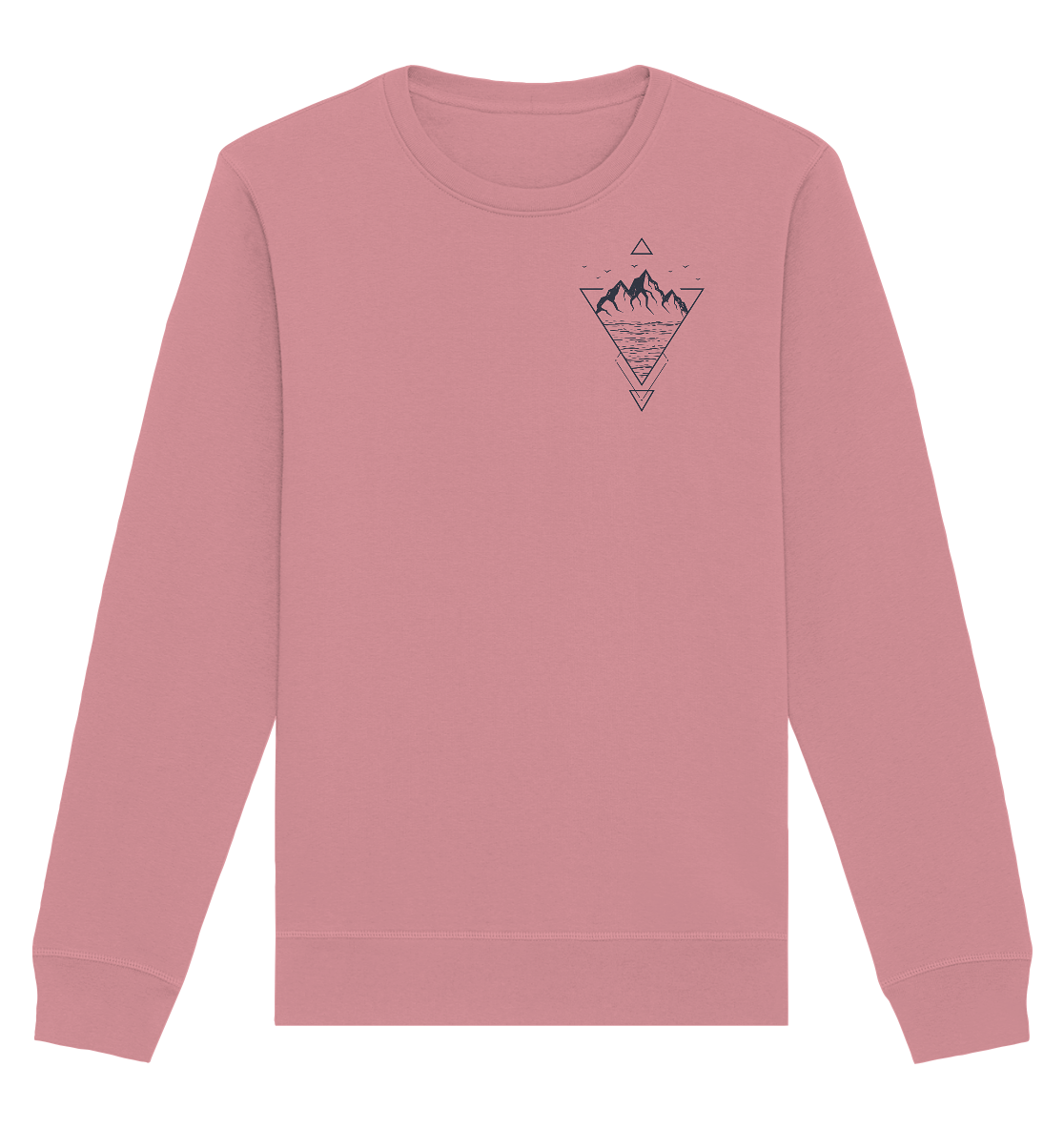 Mystischer Bergspiegel - Organic Basic Unisex Sweatshirt