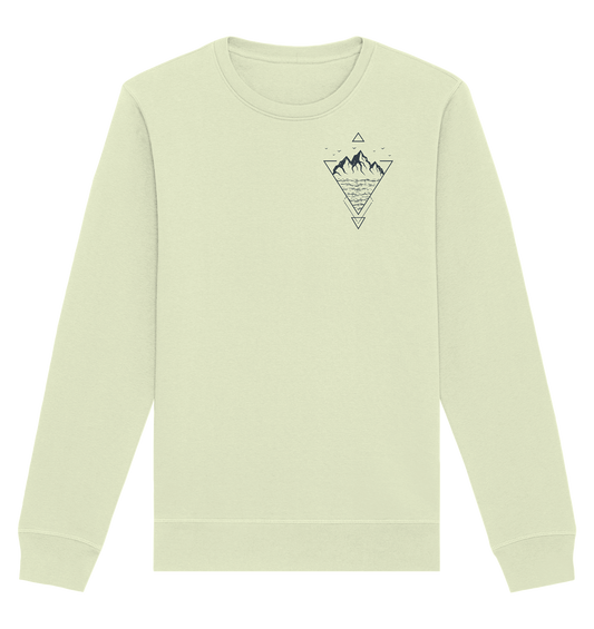 Mystischer Bergspiegel - Organic Basic Unisex Sweatshirt