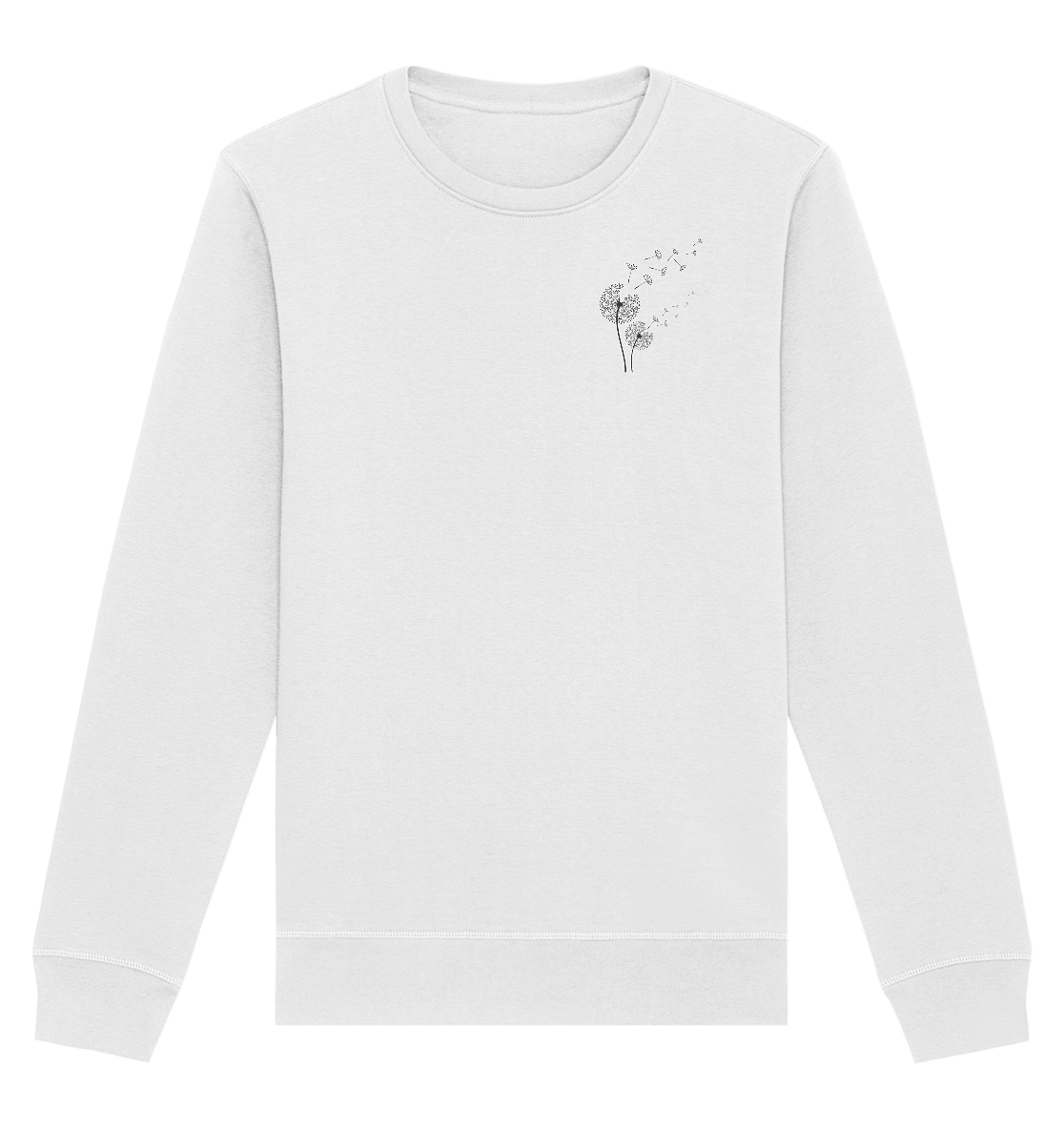 Leichtigkeit der Natur – Pusteblume - Organic Basic Unisex Sweatshirt