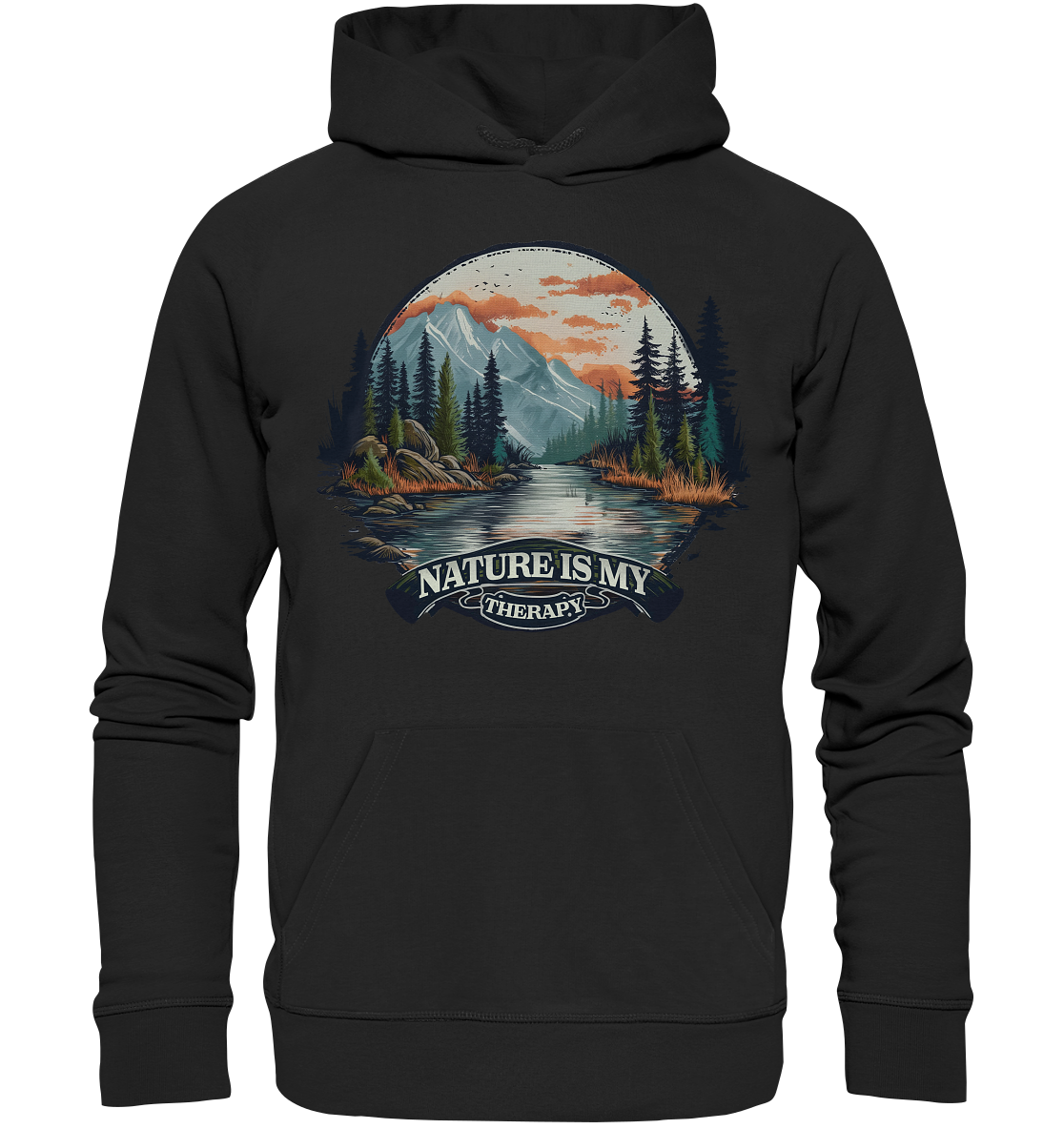 Nature is My Therapy - Organic Hoodie