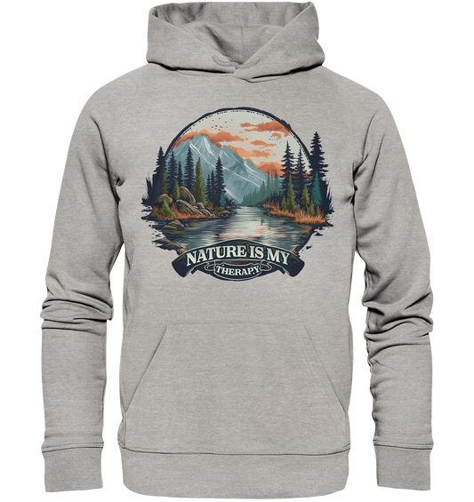 Nature is My Therapy - Organic Hoodie