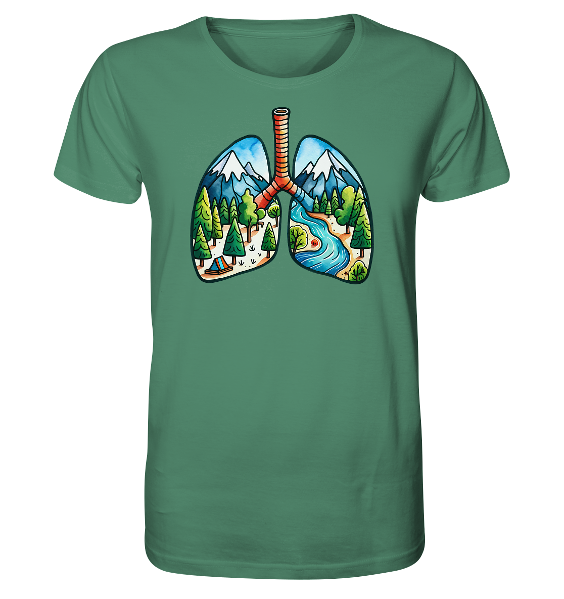 Breathe Nature – Die Lungen der Erde - Organic Shirt