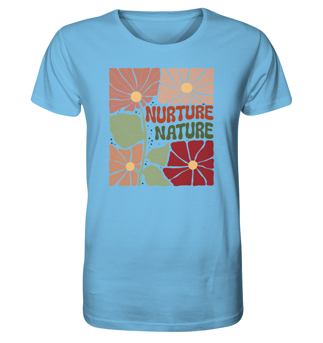 Nurture Nature – Retro - Organic Shirt