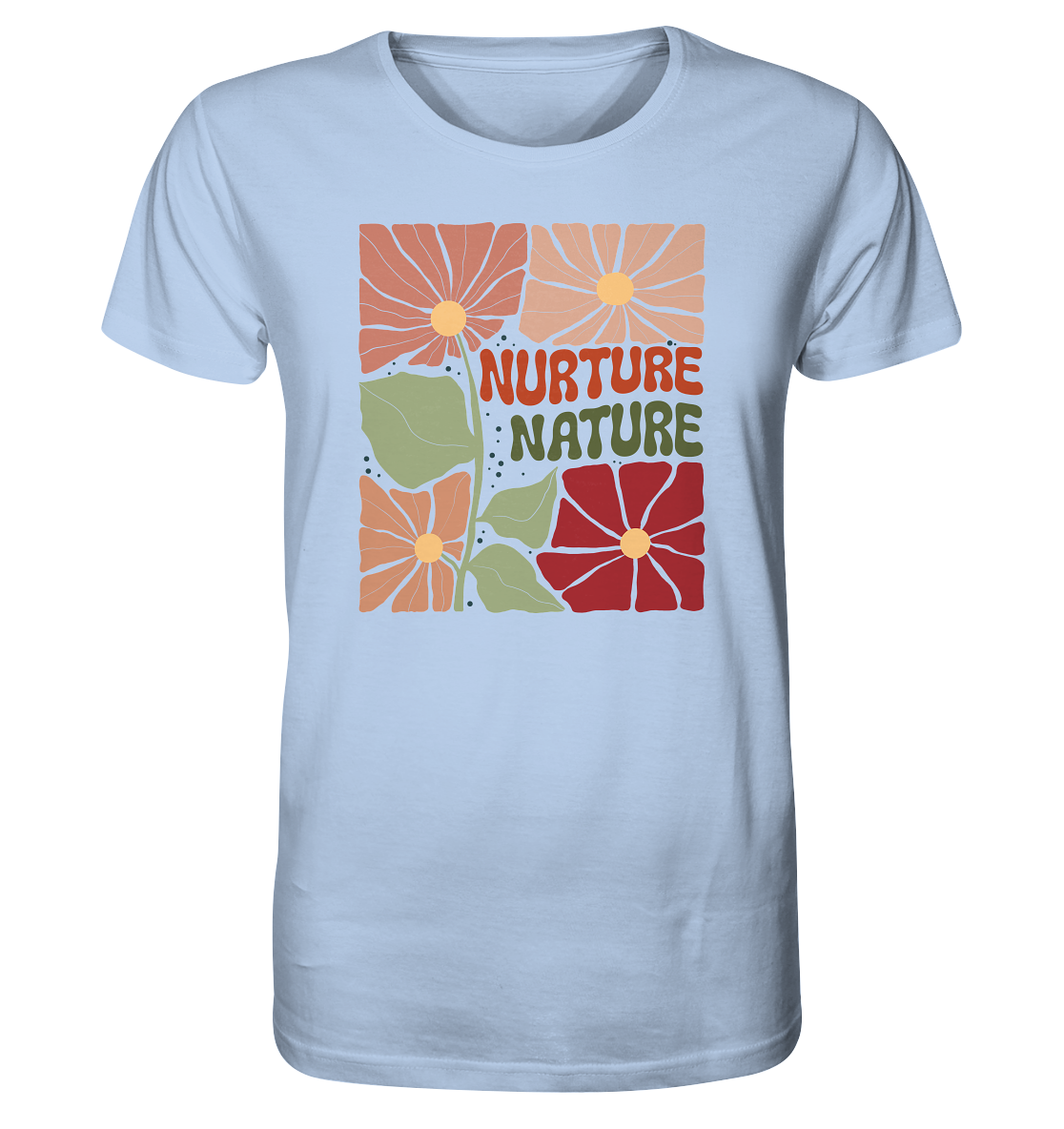 Nurture Nature – Retro - Organic Shirt