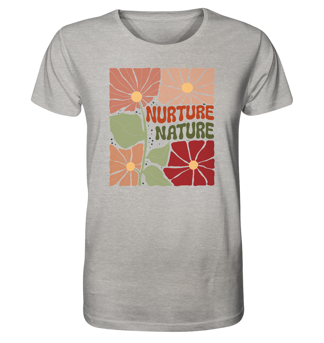 Nurture Nature – Retro - Organic Shirt