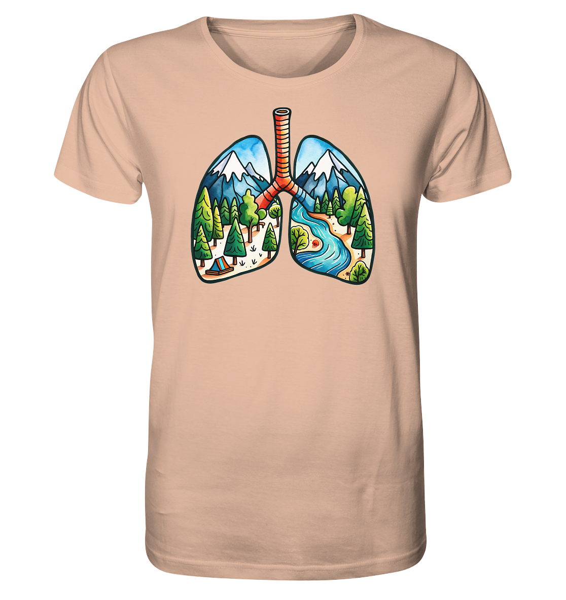 Breathe Nature – Die Lungen der Erde - Organic Shirt