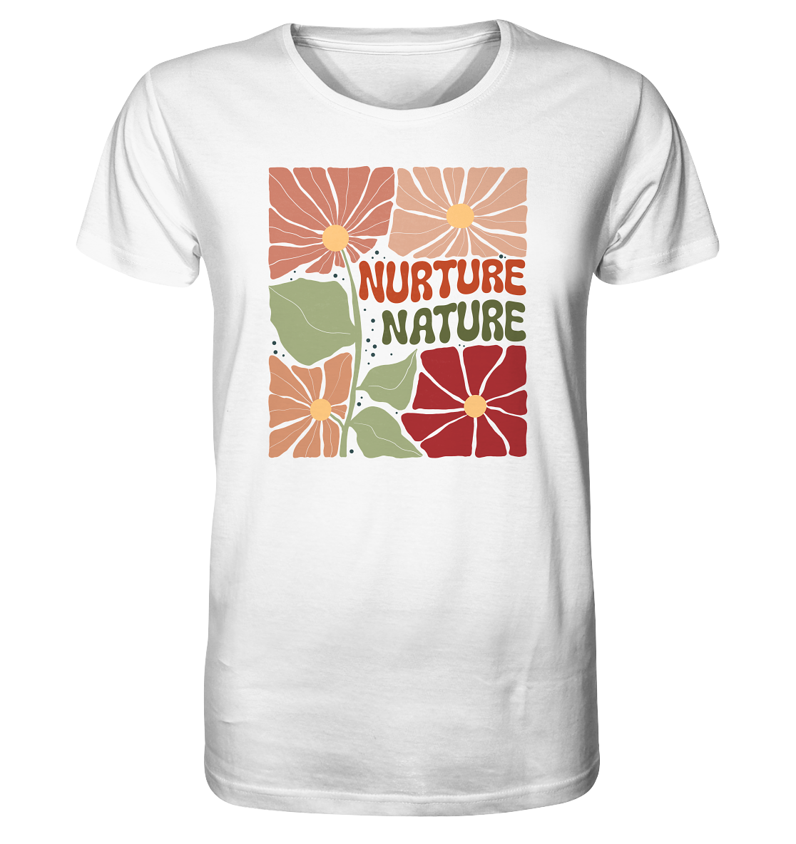 Nurture Nature – Retro - Organic Shirt