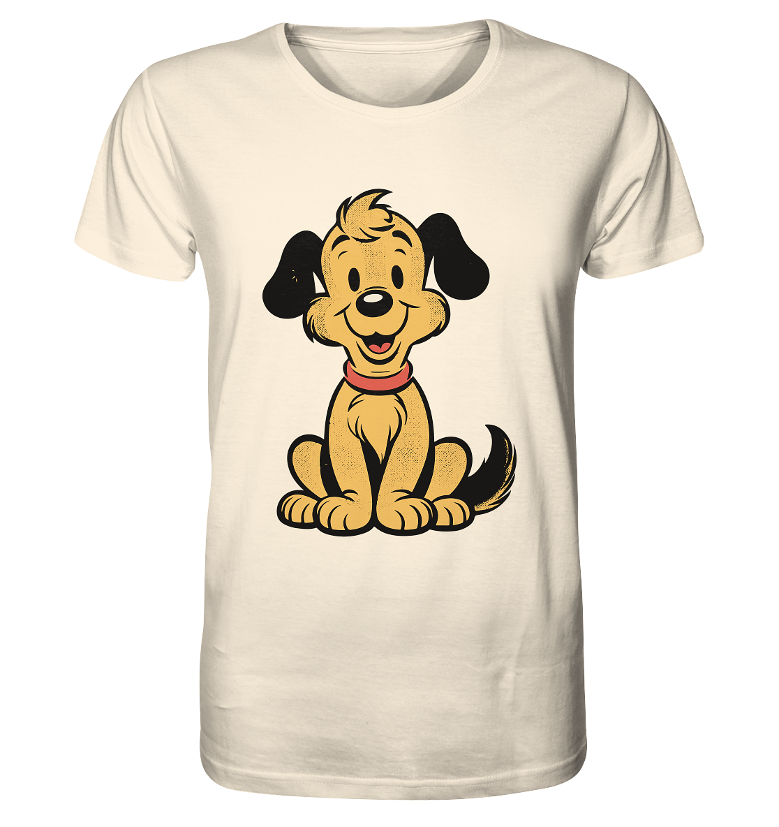 Ein Lächeln für jeden Tag - Süßer Cartoon-Hund - Organic Shirt