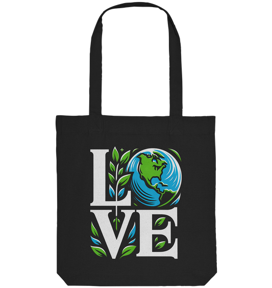 Love Earth - Nachhaltigkeit in Style - Organic Tote-Bag